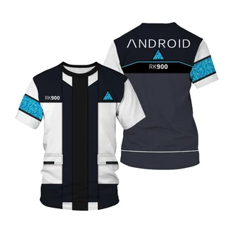 Unisex Men Women T Shirt Game Detroit Become Human Connor RK900 Agent Uniform T-shirt Short Sleeve Cosplay Costumes Tops 7XL
Unisex Men Women T Shirt Game Detroit Become Human Connor RK900 Agent Uniform T-shirt Short Sleeve Cosplay Costumes Tops 7XL