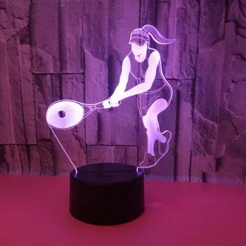 Tennis Vision 3d Nightlight Gift Home 3d Lamp 7 color change baby room night lamp Valentine's Day gift ps Room Light Fixtures
Tennis Vision 3d Nightlight Gift Home 3d Lamp 7 color change baby room night lamp Valentine's Day gift ps Room Light Fixtures