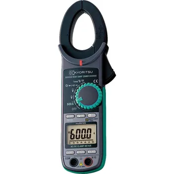 KYORITSU 2046R CATIV 600V Digital AC/DC Clamp Meter 600A with True RMS and Temperature
KYORITSU 2046R CATIV 600V Digital AC/DC Clamp Meter 600A with True RMS and Temperature