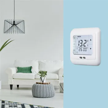 3A 230V Temperature Controller Instrument Weekly Programmable LCD Display Screen Electric Heating Room Thermostat
3A 230V Temperature Controller Instrument Weekly Programmable LCD Display Screen Electric Heating Room Thermostat