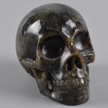 Natural Labradorite 1393g Hand Carved 5 Inch Statue Skull Human Head Stone Figurine Skulls Gemstone Reiki Collectibles Only One
Natural Labradorite 1393g Hand Carved 5 Inch Statue Skull Human Head Stone Figurine Skulls Gemstone Reiki Collectibles Only One