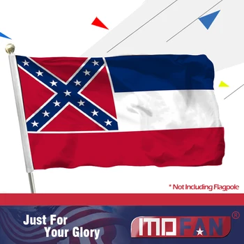 MOFAN Mississippi State Flag Polyester Nicely Stitched and Vivid Bright Color US MS State Flag with 2 Solid Grommets 3x5ft
MOFAN Mississippi State Flag Polyester Nicely Stitched and Vivid Bright Color US MS State Flag with 2 Solid Grommets 3x5ft