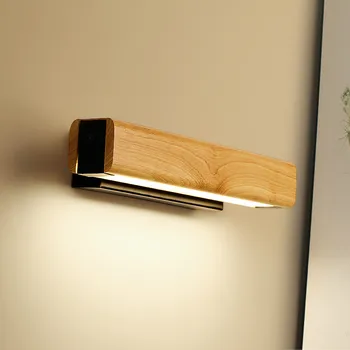 Simple solid wood bedroom wall lamp bedside aisle stairwell wall lamp led mirror headlight bathroom mirror cabinet light lw41940 
Simple solid wood bedroom wall lamp bedside aisle stairwell wall lamp led mirror headlight bathroom mirror cabinet light lw41940