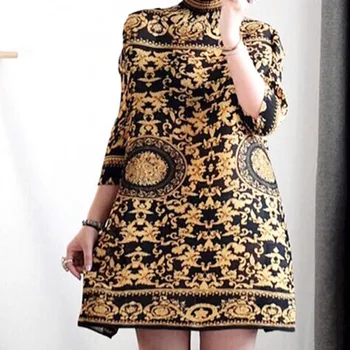LANMREM 2020 Spring New Fashion Retro Women Loose Casual Plus Printing Half High Collar National Wind Dress TC346
LANMREM 2020 Spring New Fashion Retro Women Loose Casual Plus Printing Half High Collar National Wind Dress TC346