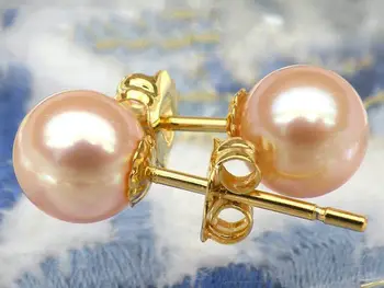 Genuine 6mm perfect round AAA+++ pink akoya pearl earring solid 14K/20 yellow gold
Genuine 6mm perfect round AAA+++ pink akoya pearl earring solid 14K/20 yellow gold