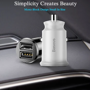 500PCS Mini USB Car Charger For Mobile Phone Tablet GPS 3.1A Fast Charger Car-Charger Dual USB Car Phone Charger Adapter in Car
500PCS Mini USB Car Charger For Mobile Phone Tablet GPS 3.1A Fast Charger Car-Charger Dual USB Car Phone Charger Adapter in Car