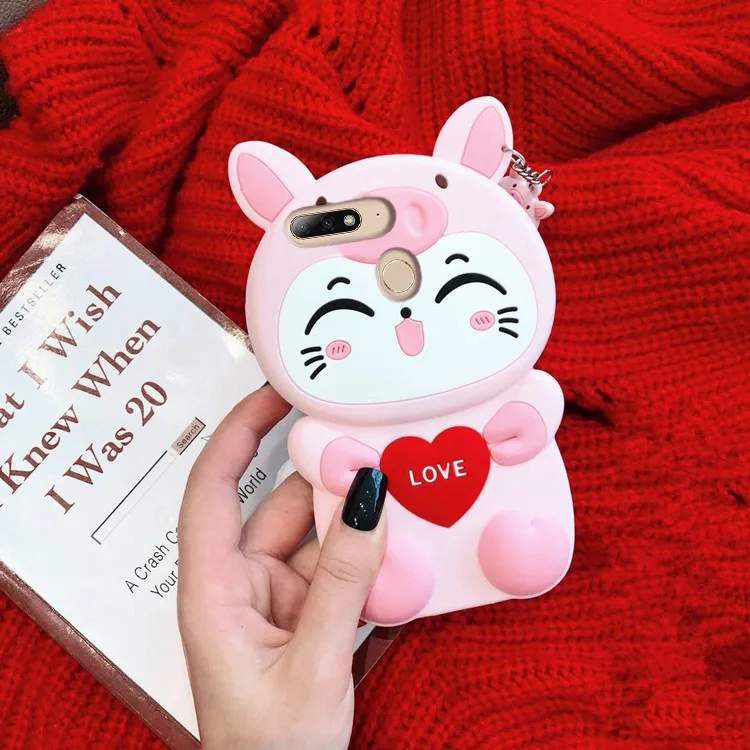 For Huawei Y9 2018 3D Silicon Love Cat Cartoon Soft Cell Phone Case Cover for Huawei Enjoy 8 Plus
For Huawei Y9 2018 3D Silicon Love Cat Cartoon Soft Cell Phone Case Cover for Huawei Enjoy 8 Plus