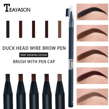 Women Eyebrow Pencil Eyebrow Enhancers Waterproof Natural Easy to Wear Eye Brow Tint Makeup Five Colors Eyebrow Pen
Women Eyebrow Pencil Eyebrow Enhancers Waterproof Natural Easy to Wear Eye Brow Tint Makeup Five Colors Eyebrow Pen