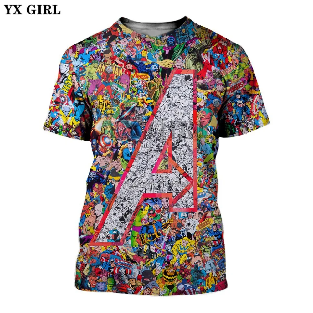 YX GIRL Marvel 3D All over printed Avenger comic t shirt&hoodies 2019 New Fashion Men/Women tshirts streetwear Casual t-shirt
YX GIRL Marvel 3D All over printed Avenger comic t shirt&hoodies 2019 New Fashion Men/Women tshirts streetwear Casual t-shirt