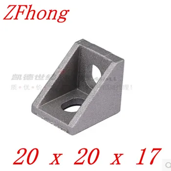 50pcs 2020 Corner Bracket Fittings 20*17 Slot 6 Corner Angle L Breakets Connector Aluminum Profile Accessories
50pcs 2020 Corner Bracket Fittings 20*17 Slot 6 Corner Angle L Breakets Connector Aluminum Profile Accessories