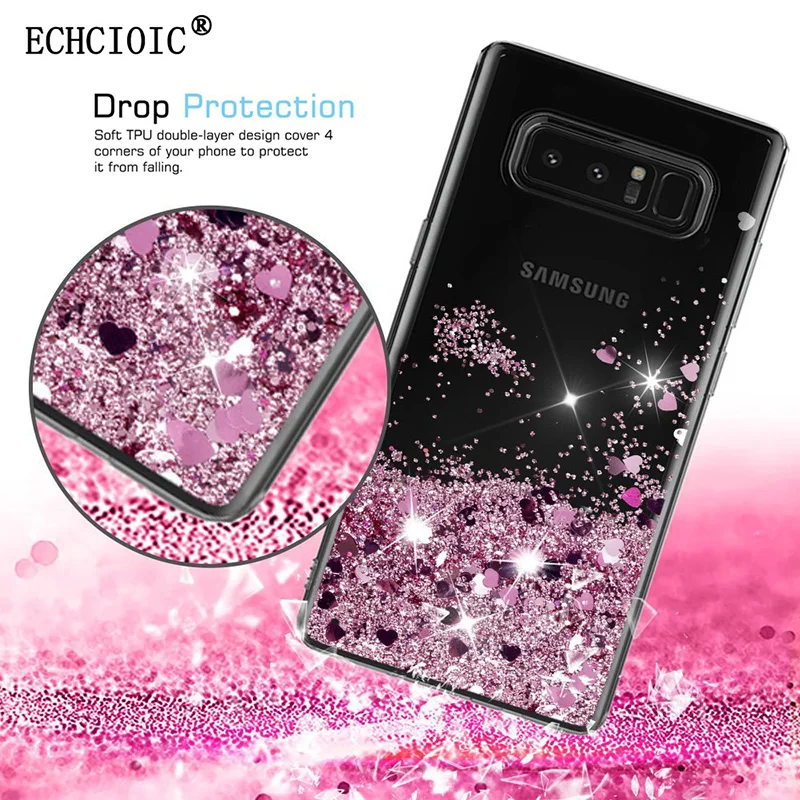 For Samsung Galaxy Note 8 Liquid Glitter Sparkle Quicksand Bling Case Girls Women Cute Clear Soft TPU Silicone Back Cover
For Samsung Galaxy Note 8 Liquid Glitter Sparkle Quicksand Bling Case Girls Women Cute Clear Soft TPU Silicone Back Cover