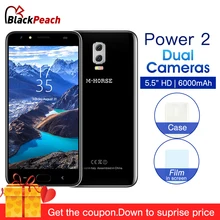 M-Horse Power 2 5.5 Inch Mobile Phone Android 7.0 MTK6737 Quad Core 2GB+16GB Dual Rear Camera 6000mAh Fingerprint 4G Smartphone(China)