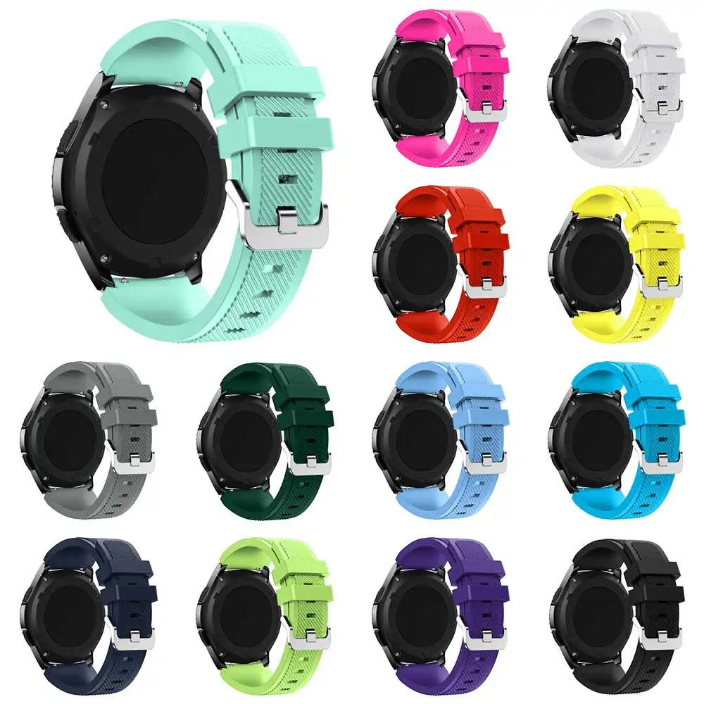 2018 22mm Watchbands luxury brand Fashion Sports Silicone Bracelet Watch Strap Band For S3 Frontier Watch Accessories Wristband
2018 22mm Watchbands luxury brand Fashion Sports Silicone Bracelet Watch Strap Band For S3 Frontier Watch Accessories Wristband