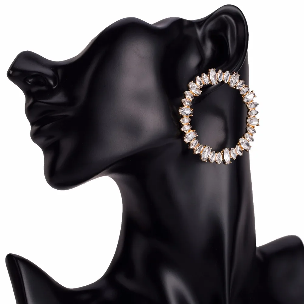 Super Big Round Hoop Earrings For Women Punk Party Fashion Metal Alloy Jewelry Bijoux Statement Crystal Earrings Maxi Ethnic
Super Big Round Hoop Earrings For Women Punk Party Fashion Metal Alloy Jewelry Bijoux Statement Crystal Earrings Maxi Ethnic