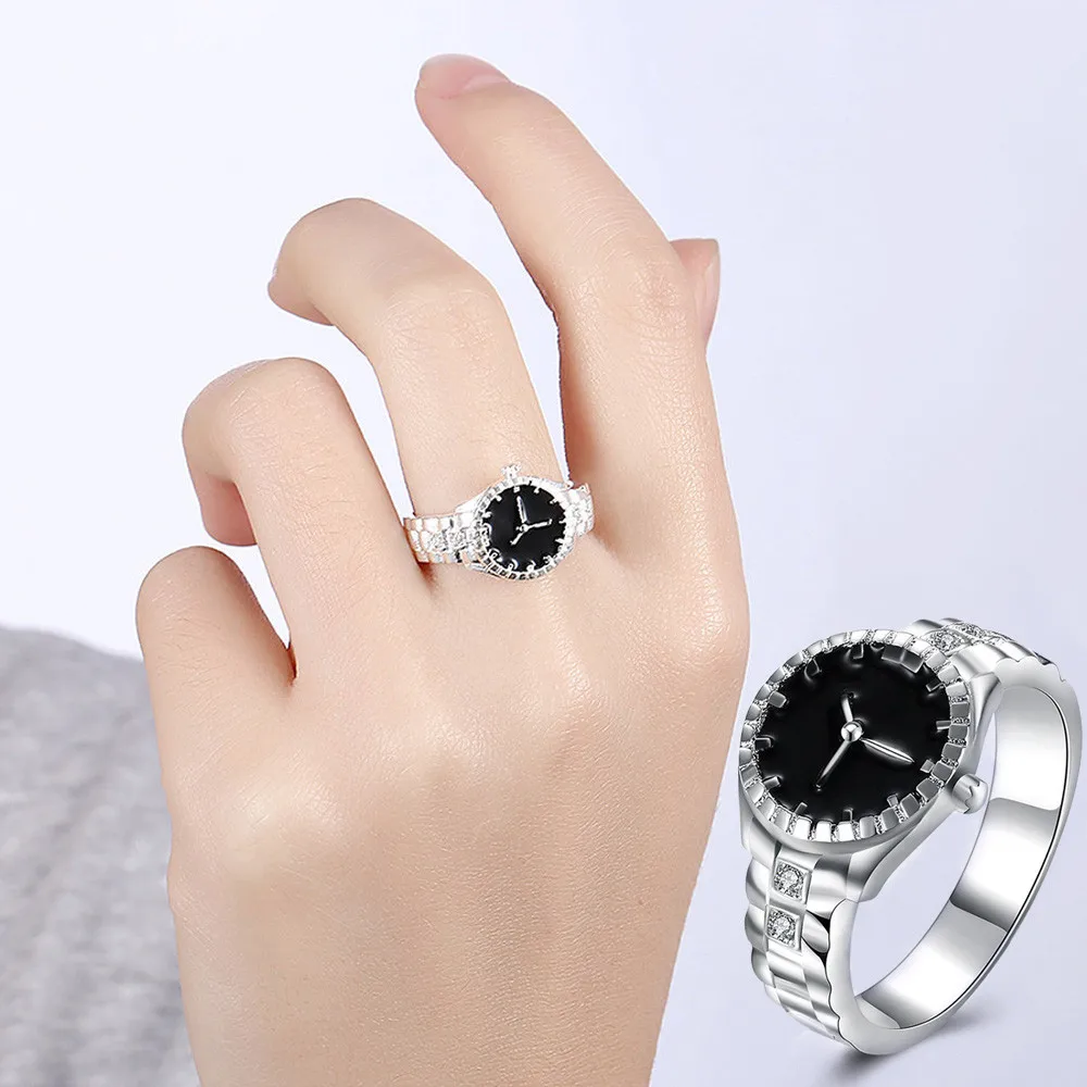 Fashion little Dial saat Quartz Rings Women Men relogio feminino Steel Cool Alloy Finger Ring clock Women's Watches Analog Ring
Fashion little Dial saat Quartz Rings Women Men relogio feminino Steel Cool Alloy Finger Ring clock Women's Watches Analog Ring