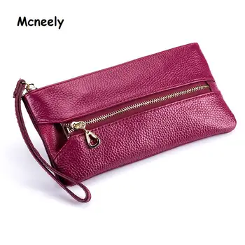 Mcneely Women Genuine Leather Long Wallet Luxury Brand Zipper Clutch Wallet Ladies Purse Girls Money Bag Purse Phone Bag
Mcneely Women Genuine Leather Long Wallet Luxury Brand Zipper Clutch Wallet Ladies Purse Girls Money Bag Purse Phone Bag