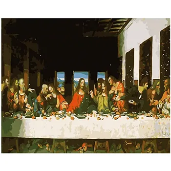 Painting By Numbers DIY Dropshipping40x50 50x65cm The last beautiful dinner of Figure Canvas Wedding Decoration Art picture Gift
Painting By Numbers DIY Dropshipping40x50 50x65cm The last beautiful dinner of Figure Canvas Wedding Decoration Art picture Gift