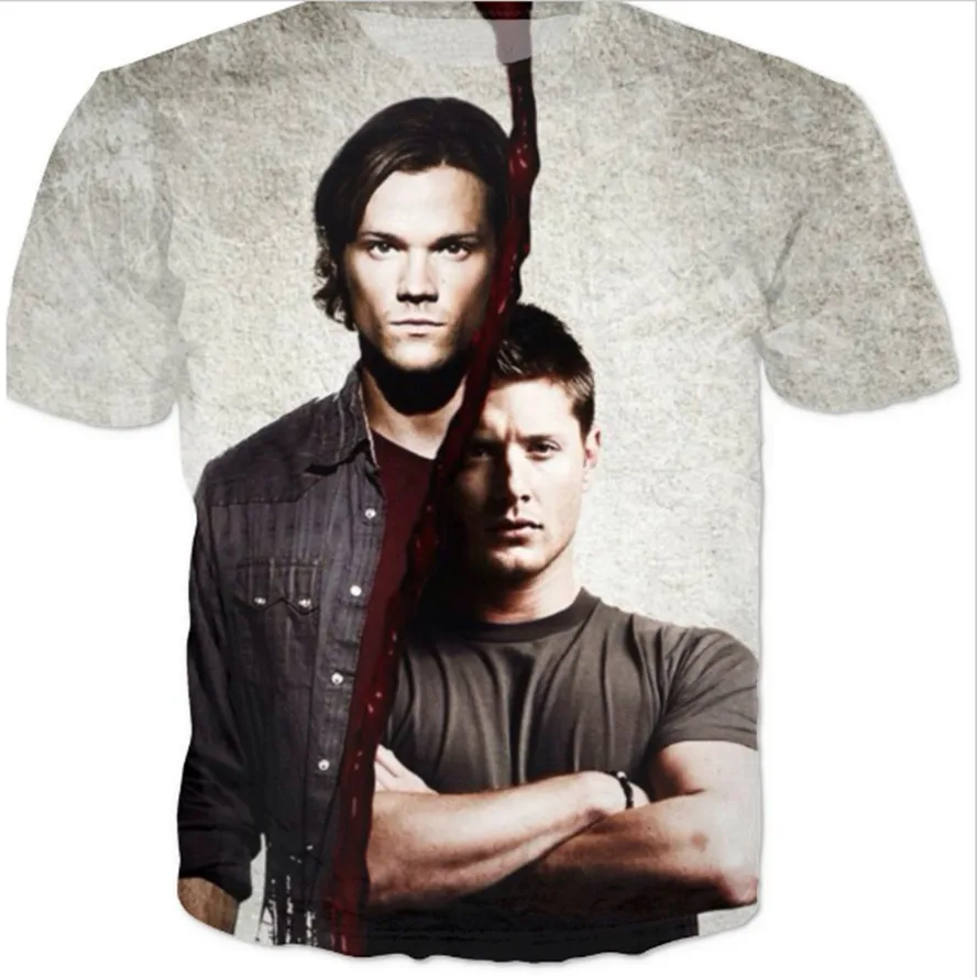 Supernatural t-shirts cas dean and Sam tees Printed 3D Men Women t shirt T-Shirts unisex tees Tops casual harajuku streetwear
Supernatural t-shirts cas dean and Sam tees Printed 3D Men Women t shirt T-Shirts unisex tees Tops casual harajuku streetwear