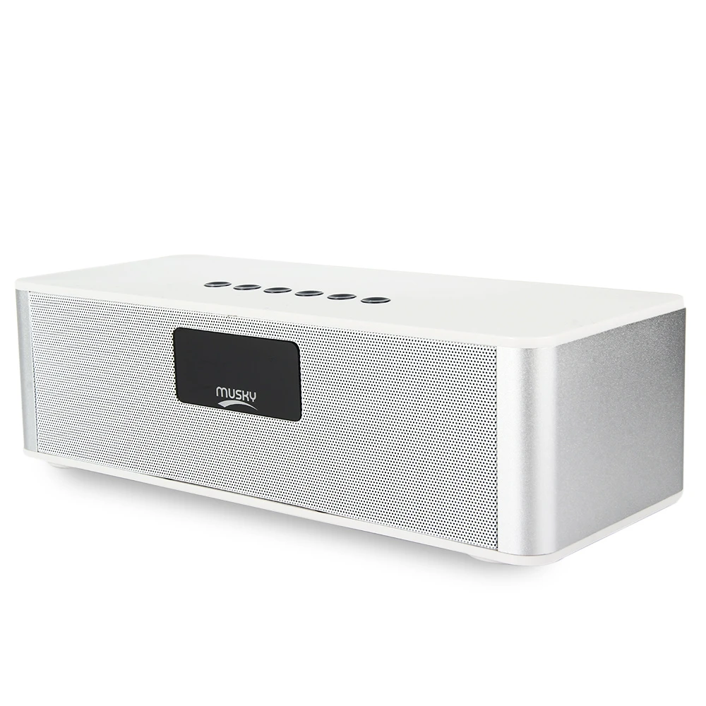 Мускусный dy21l мини Беспроводной Bluetooth стерео Динамик HiFi fm режиме AUX Super Bass микрофон