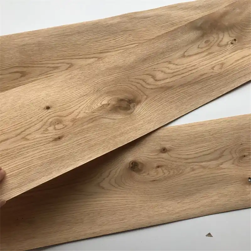 5x Natural Genuine Wood Veneer Sliced Veneer Vintage Knot Oak