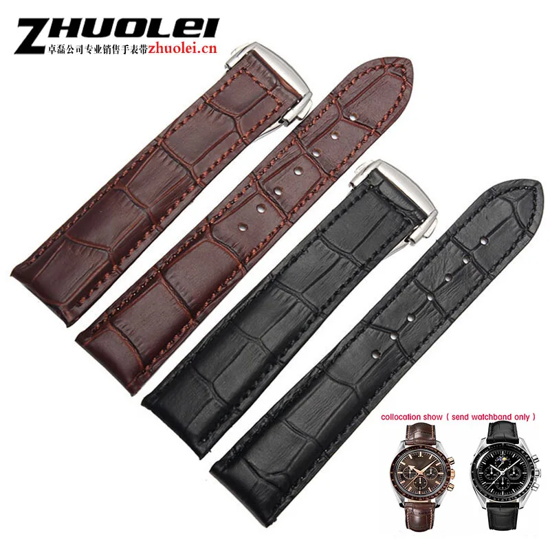 18mm 19mm 20mm 22mm Genuine Leather black brown Watch Band Strap for Mens or Womens bracelets with deployment buckle watchband
18mm 19mm 20mm 22mm Genuine Leather black brown Watch Band Strap for Mens or Womens bracelets with deployment buckle watchband