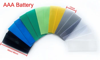 15pcs Red Black Silver White Orange 17mm Width 46mm Length AAA Battery Pack Insulation PVC Heat Shrinkable Tubing Shrink Tube
15pcs Red Black Silver White Orange 17mm Width 46mm Length AAA Battery Pack Insulation PVC Heat Shrinkable Tubing Shrink Tube