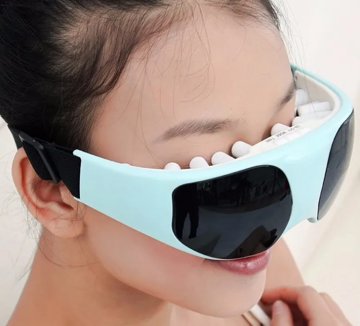 Electric Vibration Eye Massager and Relaxation Massage Glasses Myopia Health Care Instrument With USB Cable and Adapter 1