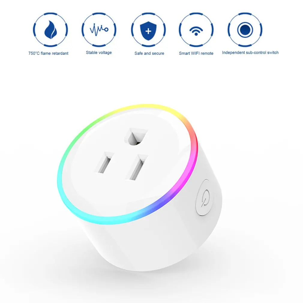 Smart Plug Switch Socket Wifi Timing Plug Smart Home App Control Wireless Outlet Voice Intelligence Scenario Smart Socket
Smart Plug Switch Socket Wifi Timing Plug Smart Home App Control Wireless Outlet Voice Intelligence Scenario Smart Socket