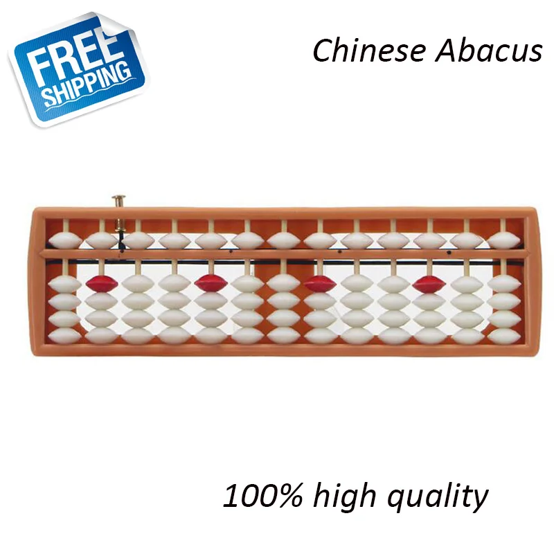 ABS Non-toxic Materials Plastic Abacus Arithmetic Soroban 13 Digits Kids Maths educational Calculating Tools Math toys25x7.5x2cm
ABS Non-toxic Materials Plastic Abacus Arithmetic Soroban 13 Digits Kids Maths educational Calculating Tools Math toys25x7.5x2cm