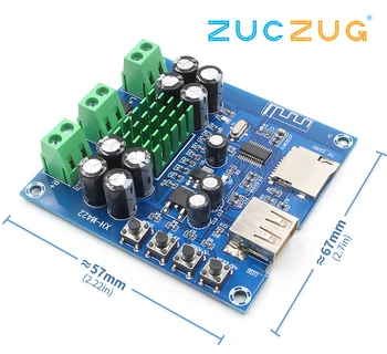 DC12-24V TPA3116D2 50W + 50W Bluetooth 4.0 amplifier board With Bluetooth U disk TF card player C3-001
DC12-24V TPA3116D2 50W + 50W Bluetooth 4.0 amplifier board With Bluetooth U disk TF card player C3-001