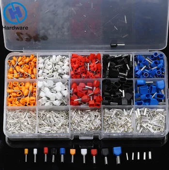 2340pcs/lot Cable Wire Copper Crimp Connector Insulated Cord Pin End Terminal 15 Model Kit 22 ~ 14 AWG
2340pcs/lot Cable Wire Copper Crimp Connector Insulated Cord Pin End Terminal 15 Model Kit 22 ~ 14 AWG