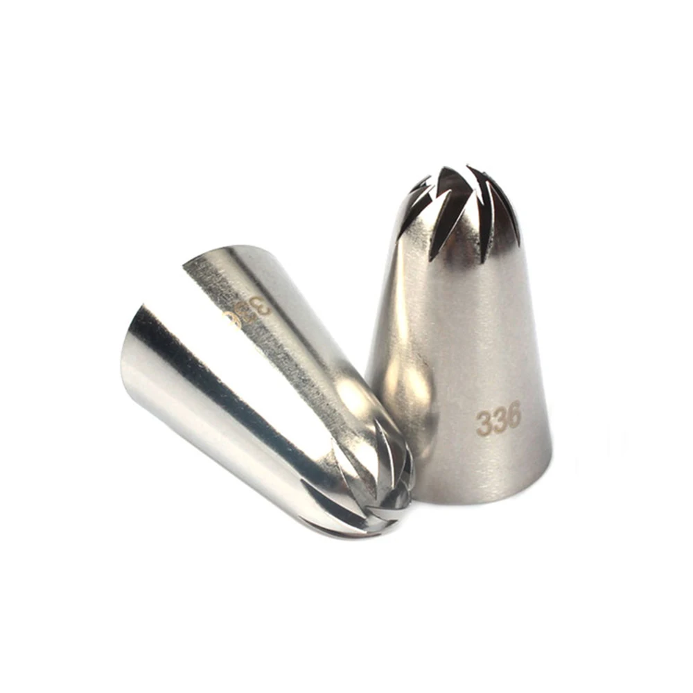 #336 Large Size Icing Piping Nozzle Cake Cream Decoration Head Bakery Pastry Tips Stainless Steel Cake Decorating Tool
#336 Large Size Icing Piping Nozzle Cake Cream Decoration Head Bakery Pastry Tips Stainless Steel Cake Decorating Tool