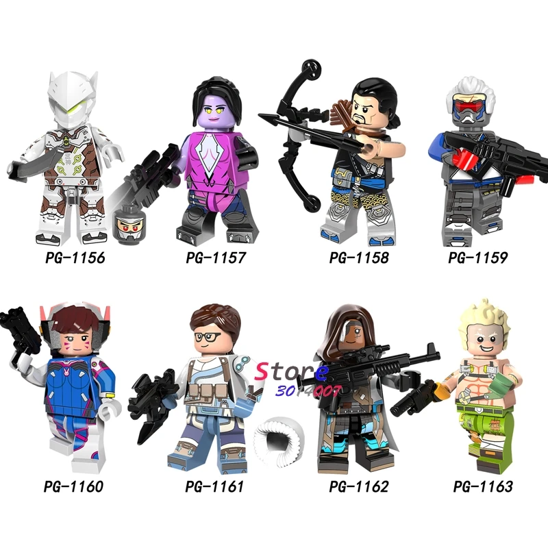 Single SuperHero 76 Genji Widowmaker D.Va Hanzou Mei Set JunkRat Model Ana Amari building blocks toy for children
Single SuperHero 76 Genji Widowmaker D.Va Hanzou Mei Set JunkRat Model Ana Amari building blocks toy for children