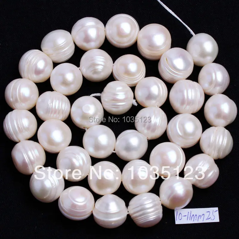 Free Shipping 10-11mm Natural White Freshwater Cultured Pearl Loose Beads Strand 15" Jewelry Making w560
Free Shipping 10-11mm Natural White Freshwater Cultured Pearl Loose Beads Strand 15" Jewelry Making w560