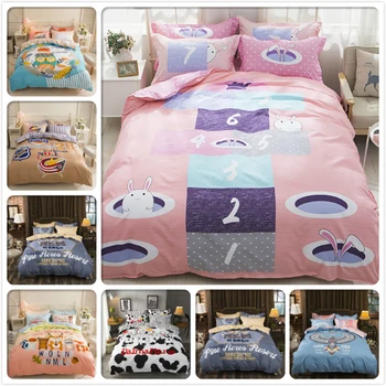 Creative Plaid Stripe Bedlinen Dovet Cover Bedsheet Pillowcase 3/4 pcs Bedding Set 1.5m 1.8m 2m King Queen Double Size Bed Linen
Creative Plaid Stripe Bedlinen Dovet Cover Bedsheet Pillowcase 3/4 pcs Bedding Set 1.5m 1.8m 2m King Queen Double Size Bed Linen