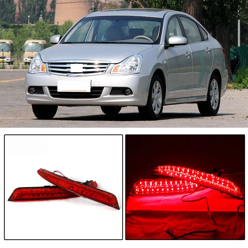 CAPQX 1 Pair For Nissan Almera Bluebird Sylphy 2009 2010 2011 Rear Bumper LED Reflector Brake light Praking Warning Lamp
CAPQX 1 Pair For Nissan Almera Bluebird Sylphy 2009 2010 2011 Rear Bumper LED Reflector Brake light Praking Warning Lamp