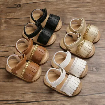 Baby Sandals Infant Baby Summer Sandals Solid Tassel Soft Sole Crib Shoes Newborn Prewalkers
Baby Sandals Infant Baby Summer Sandals Solid Tassel Soft Sole Crib Shoes Newborn Prewalkers