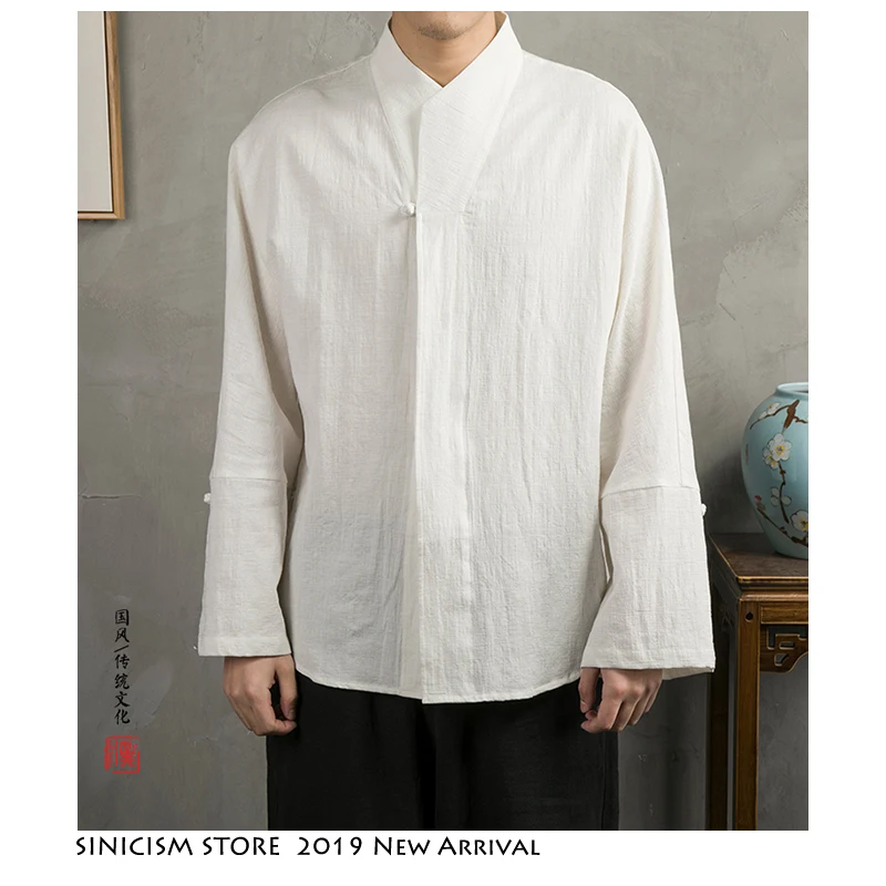 Sinicism Store 2019 Summer Solid Vintage Jackets Mens Coats Male Single Button Jackets Men Chinese Wide Sleeve Tunic Suit
Sinicism Store 2019 Summer Solid Vintage Jackets Mens Coats Male Single Button Jackets Men Chinese Wide Sleeve Tunic Suit