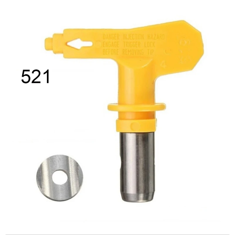 New 2/3/4/5 Series Airless Spray Tip Nozzle for Indoor and Outdoor Latex Paint Sprayers 211/315/317/411/517/519/521
New 2/3/4/5 Series Airless Spray Tip Nozzle for Indoor and Outdoor Latex Paint Sprayers 211/315/317/411/517/519/521