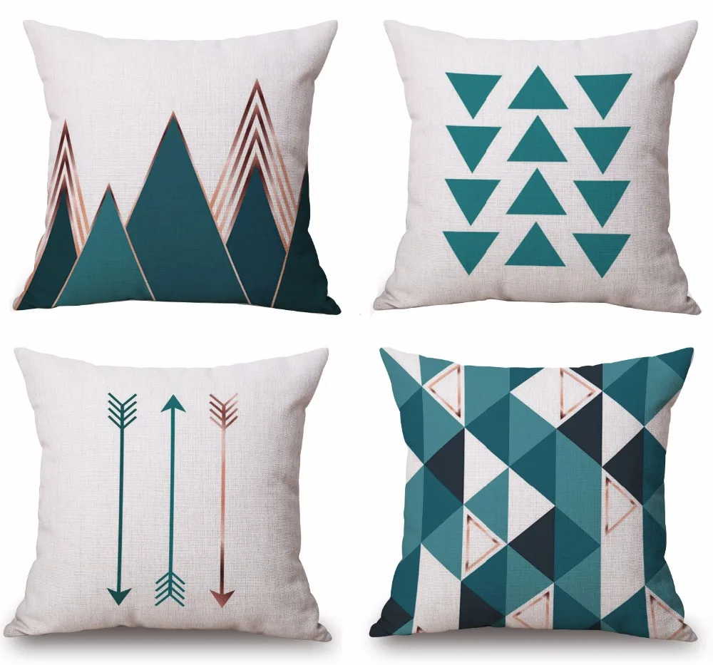 Throw Pillow Covers Triangle Geometric Pillow Case Square Cotton Pillow Case 18x18 inch
Throw Pillow Covers Triangle Geometric Pillow Case Square Cotton Pillow Case 18x18 inch