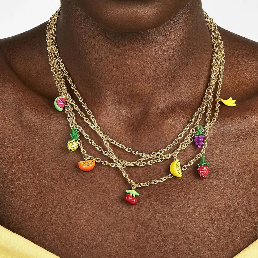 Miwens Summer Trendy Watermelon Strawberry Necklaces For Women Romantic Fruit Maxi Chains Pendant Necklaces Statement Jewelry
Miwens Summer Trendy Watermelon Strawberry Necklaces For Women Romantic Fruit Maxi Chains Pendant Necklaces Statement Jewelry