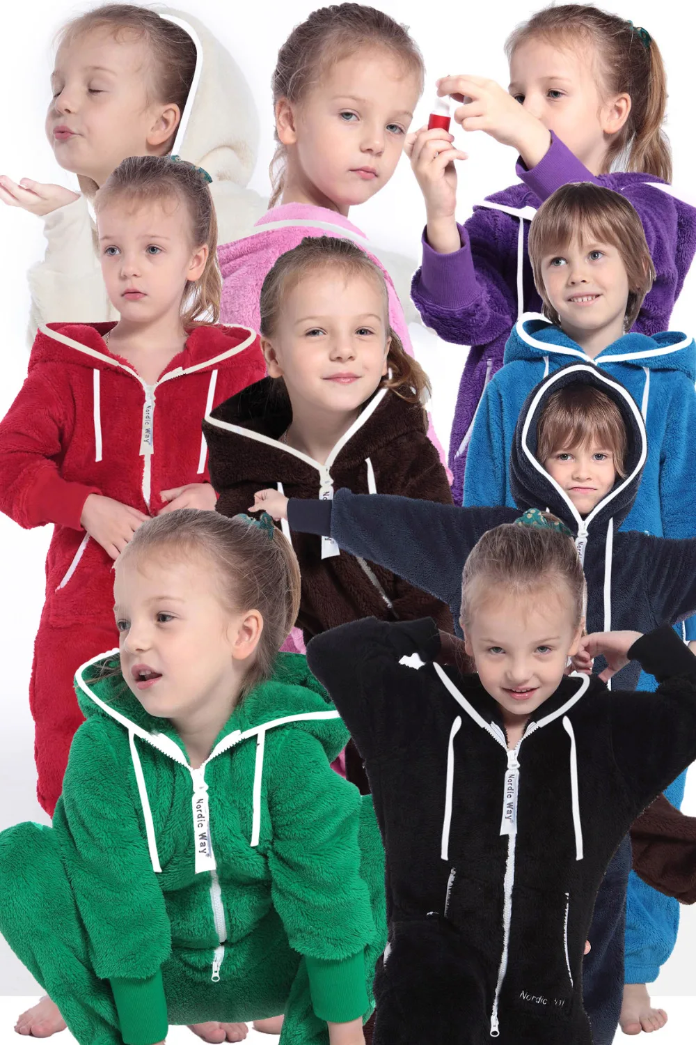 Nordic Way Kids Romper Teddy Fleece One Piece Jumpsuit Comfy Brushed Hoody All In One Playsuit
Nordic Way Kids Romper Teddy Fleece One Piece Jumpsuit Comfy Brushed Hoody All In One Playsuit