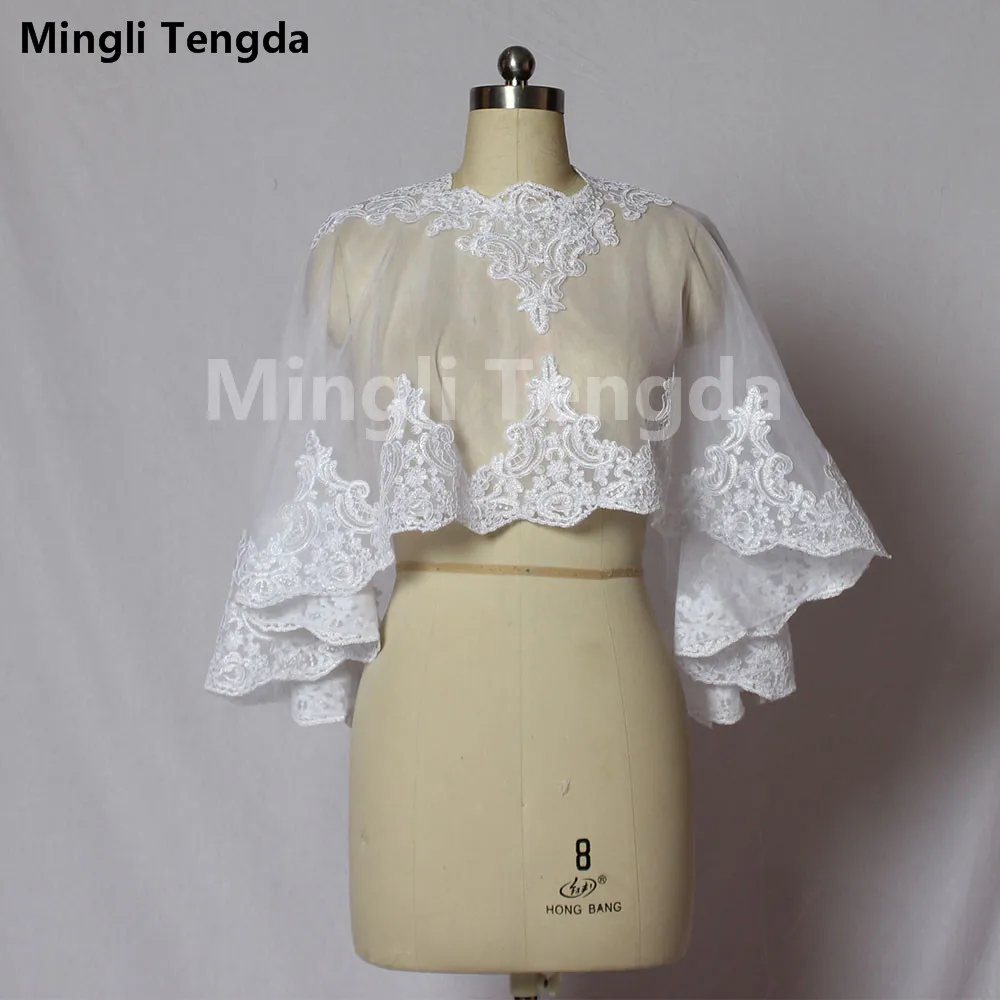 Wedding Accessories Lace Elegant Wedding Bolero bridal jacket White/ivory wedding jacket Women Coat Custom Made Mingli Tengda
Wedding Accessories Lace Elegant Wedding Bolero bridal jacket White/ivory wedding jacket Women Coat Custom Made Mingli Tengda