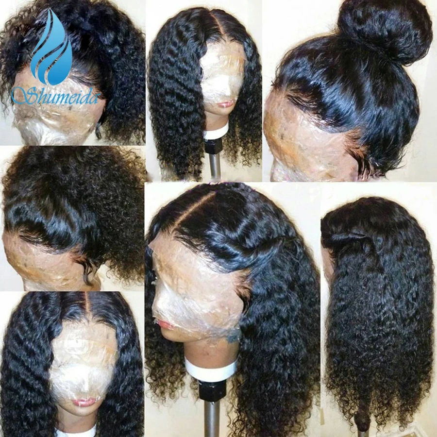SHUMEIDA Brazilian Kinky Curly Full Lace Human Hair Wigs With Baby Hair For All Women 130% Density Pre Plucked Wig Remy Hair
SHUMEIDA Brazilian Kinky Curly Full Lace Human Hair Wigs With Baby Hair For All Women 130% Density Pre Plucked Wig Remy Hair