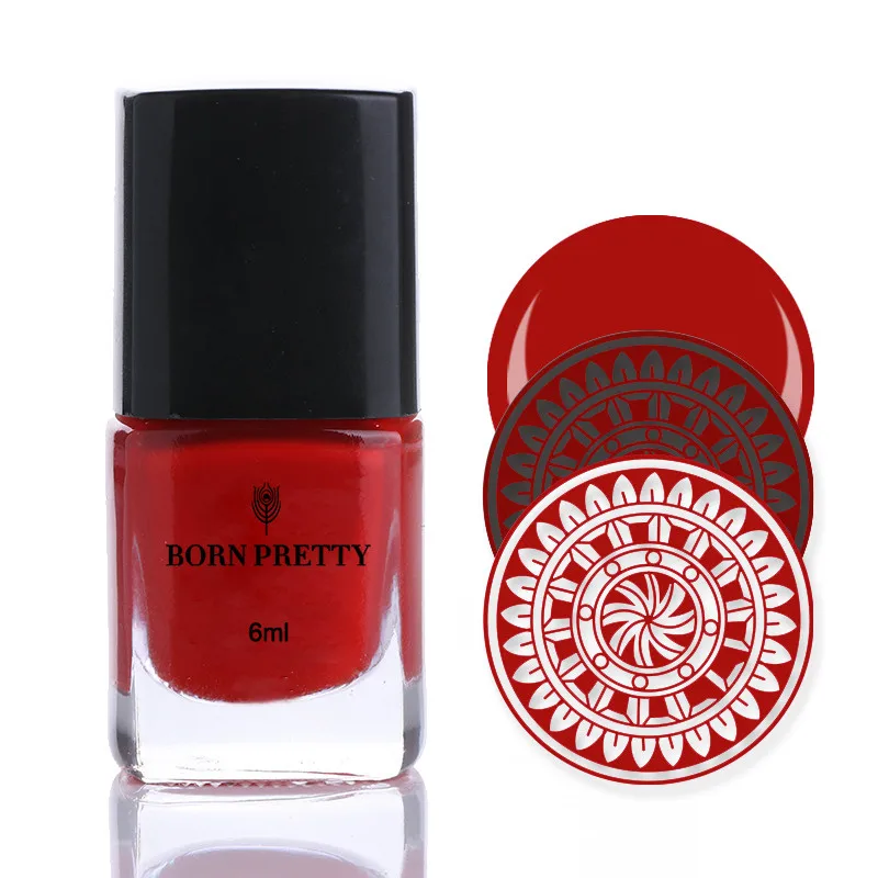 BORN PRETTY Red Nail Art Stamping Polish Varnish 6ml Nail Plate Printing Lacquer #5
BORN PRETTY Red Nail Art Stamping Polish Varnish 6ml Nail Plate Printing Lacquer #5