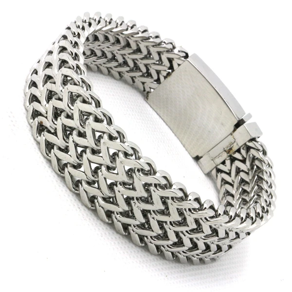 Newest Design Mens Boys 316L Stainless Steel 3 Layer Twins Silver Bracelet Newest Design Guarantee 100%
Newest Design Mens Boys 316L Stainless Steel 3 Layer Twins Silver Bracelet Newest Design Guarantee 100%