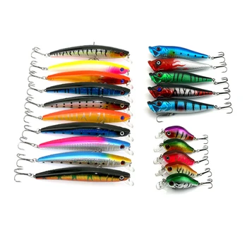 20 Colors Fishing Lures 20pcs Minnow Wobblers Crankbait Lure Set Isca Artificial Hard Plastic Fishing Tackle
20 Colors Fishing Lures 20pcs Minnow Wobblers Crankbait Lure Set Isca Artificial Hard Plastic Fishing Tackle