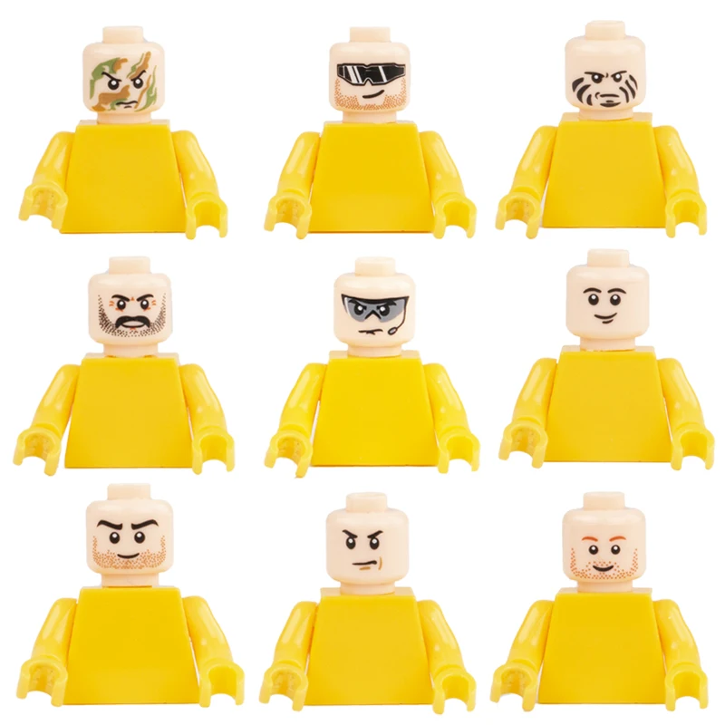 15PCS Building Blocks Female Male Joker SWAT Figure Face Head MOC City Accessories Blocks Model Bricks Toys for Children C011
15PCS Building Blocks Female Male Joker SWAT Figure Face Head MOC City Accessories Blocks Model Bricks Toys for Children C011