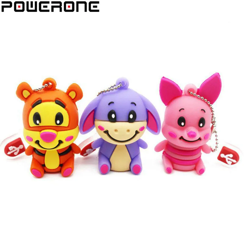 POWERONE Cute winnie bear pen drive Tigger Donkey usb flash drive animal pendrive 4GB 8GB 16GB 32GB 64GB cartoon memory stick
POWERONE Cute winnie bear pen drive Tigger Donkey usb flash drive animal pendrive 4GB 8GB 16GB 32GB 64GB cartoon memory stick
