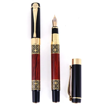 Luxury Brand Metal Redwood Fountain Pen For Writing Stationery Vintage High Quality Calligraphy Pen Ink School Supplies Gifts
Luxury Brand Metal Redwood Fountain Pen For Writing Stationery Vintage High Quality Calligraphy Pen Ink School Supplies Gifts